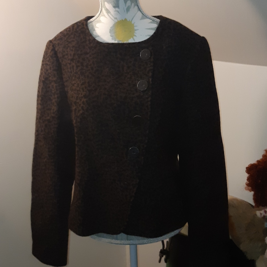 Spanner Wool Cropped Jacket